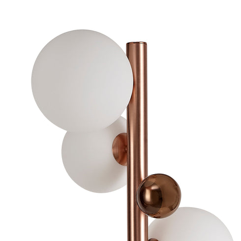 Rome Floor Lamp 8 Light With White Marble Base